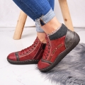 CASUAL 9612 RED-GREY